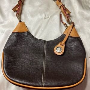 Dooney and Burke all weather leather hobo bag